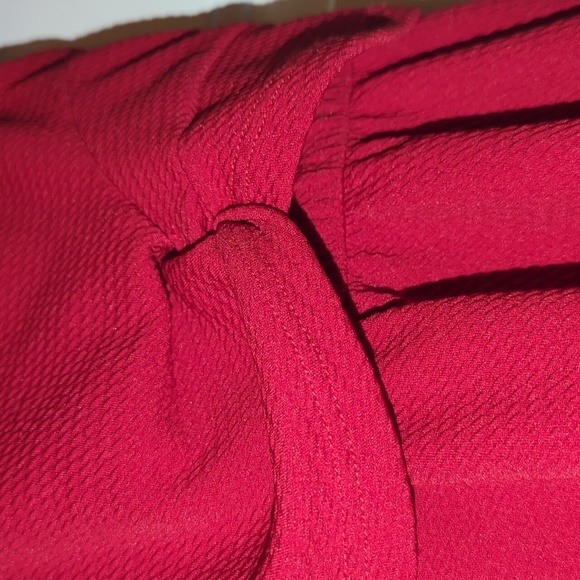 Like New Bonnie Jean Girl Red Cross Cross Back Dress - Picture 4 of 5